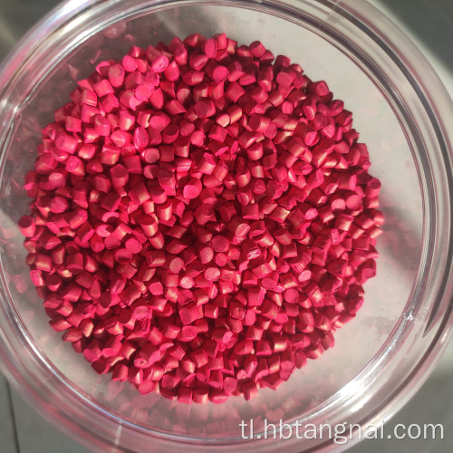 Mataas na grade pink masterbatch color granules para sa plastik